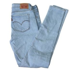 Levi’s 711 Skinny size 28 Jeans in Light Wash Excellent Condition